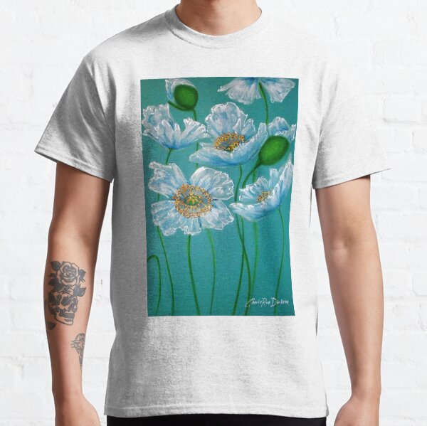 White Poppies Classic T-Shirt