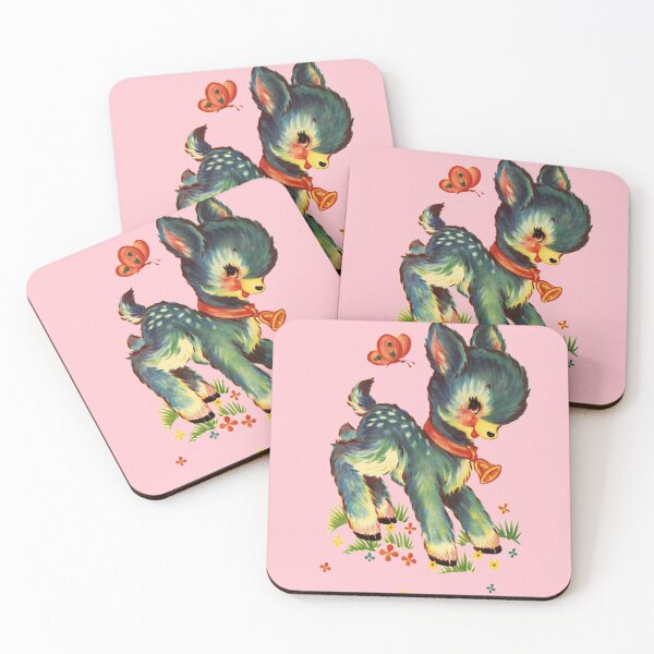 Item preview, Kitsch Deer - Pink designed and sold by Daveseedhouse.