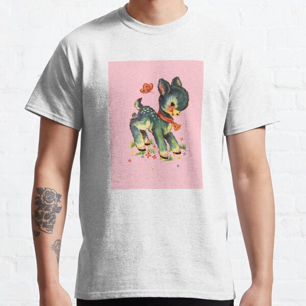 Kitsch Deer - Pink Classic T-Shirt