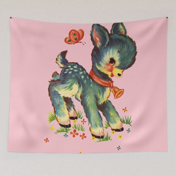 Item preview, Kitsch Deer - Pink designed and sold by Daveseedhouse.