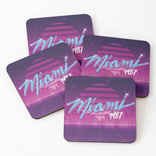 Item preview, Vaporwave Miami 1987 designed and sold by anziehend.