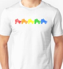 rainbow skates Unisex T-Shirt