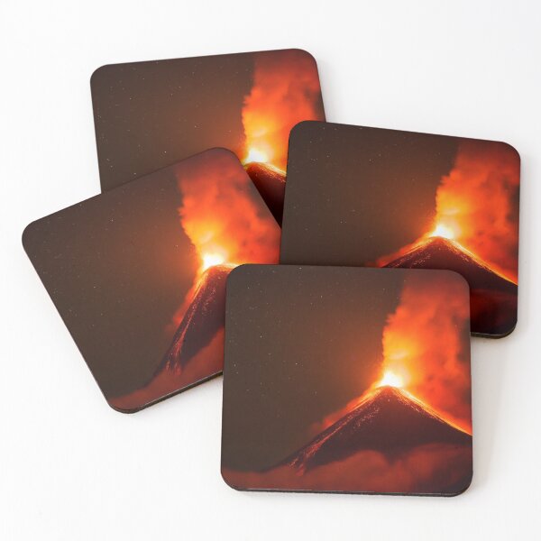 Item preview, Erupting Volcano in Guatemala (Fuego Volcano, Volcán de Fuego) designed and sold by michieldros.