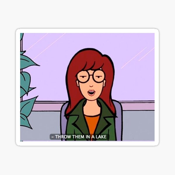 Sticker Daria Morgendorffer Redbubble