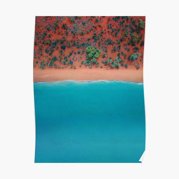 Broome Australian Beaches | Aerial Poster