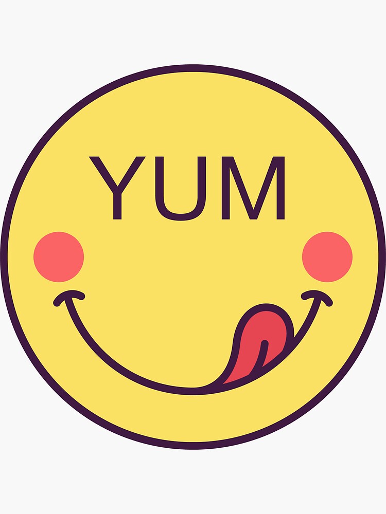 Premium Vector  Yummy face delicious feeling kawaii style emoji
