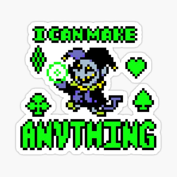 I Can Make Anything in Manyland by Azsriel Sticker