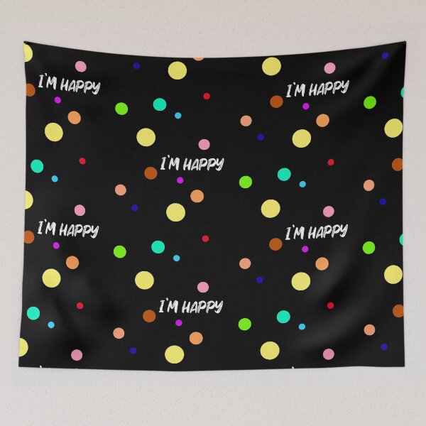 Item preview, I am happy designed and sold by AkraidaxDesign.