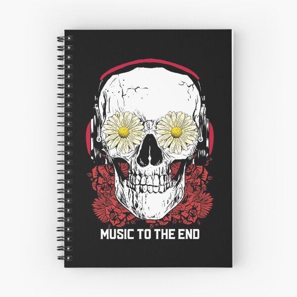 Item preview, Music To The End White Text designed and sold by TWMBDesigns.
