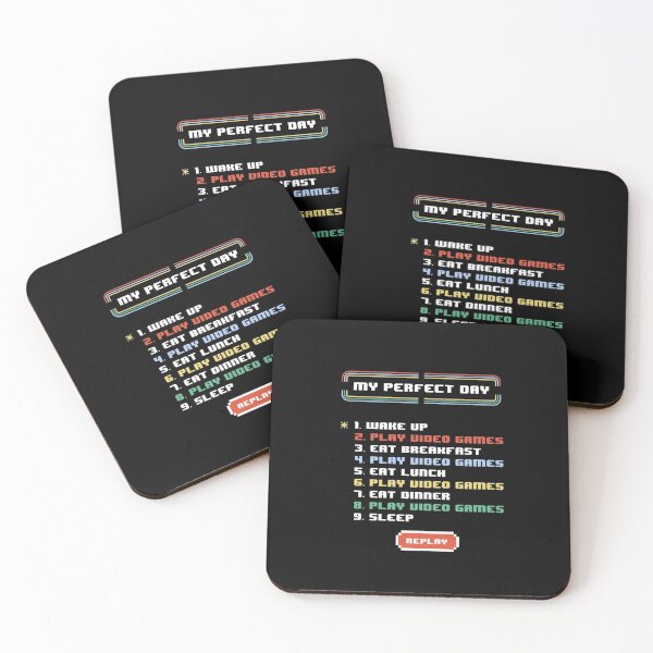 Item preview, My Perfect Day Video Games Funny Cool Gamer Gift designed and sold by simolamiris.