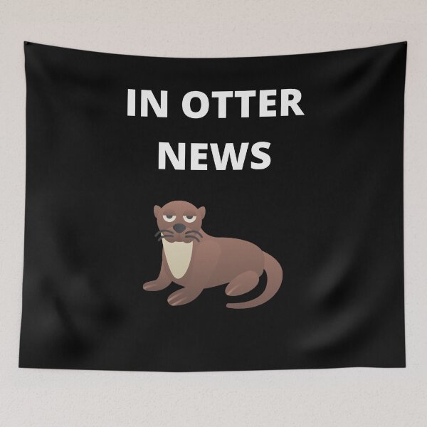 Item preview, In Otter News - Funny Otter Enthusiast  designed and sold by designitfun.