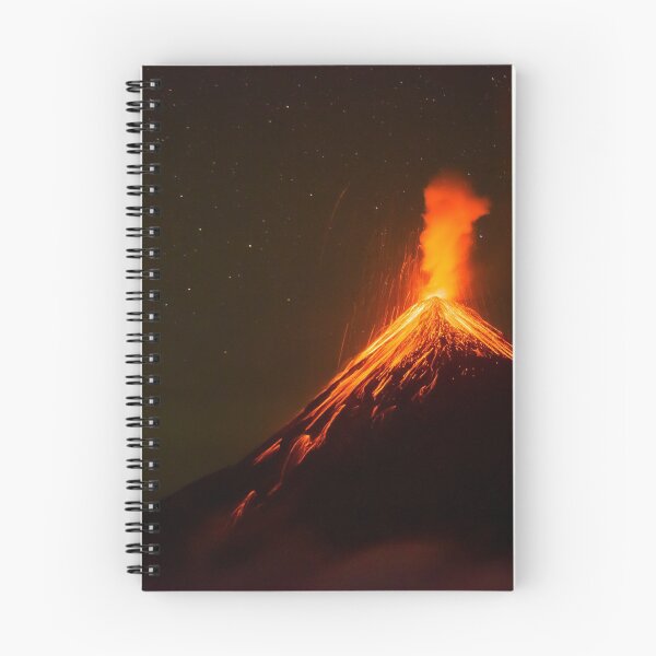 Item preview, Guatemala volcano at night, volcanic eruption of Fuego Volcano, Volcán de Fuego designed and sold by michieldros.
