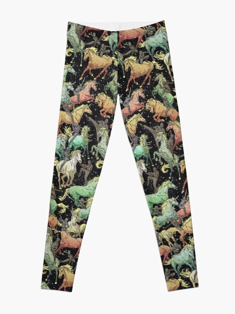 Ombre Unicorn Pattern Equestrian Leggings (More Colors Available) - The  Painting Pony