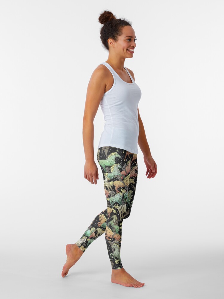 Alternate view of Ninjas+Unicorns Leggings