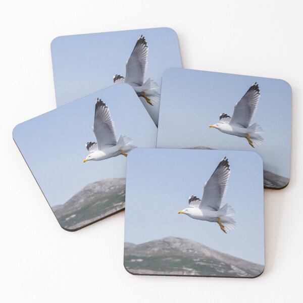 Item preview, Seagull flying beside a boat designed and sold by wellsie82.
