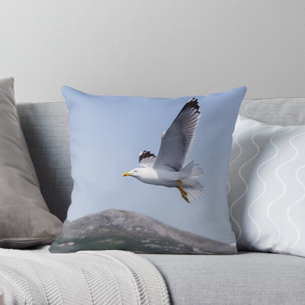 Item preview, Seagull flying beside a boat designed and sold by wellsie82.