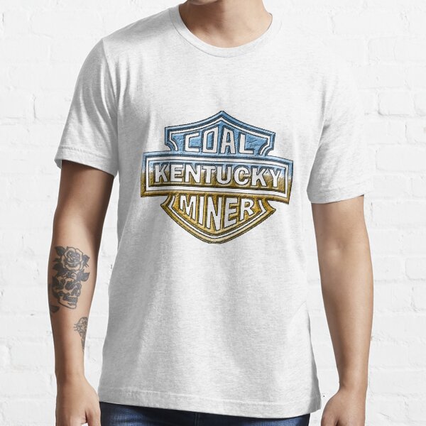 "Kentucky Coal MIner chrome style" T-shirt for Sale by thatstickerguy ...