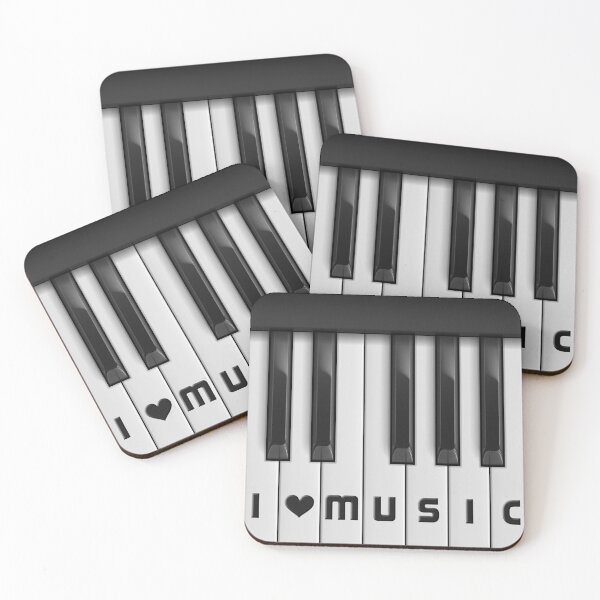 Item preview, I Love Music - Piano Keys designed and sold by ArticaDesign.