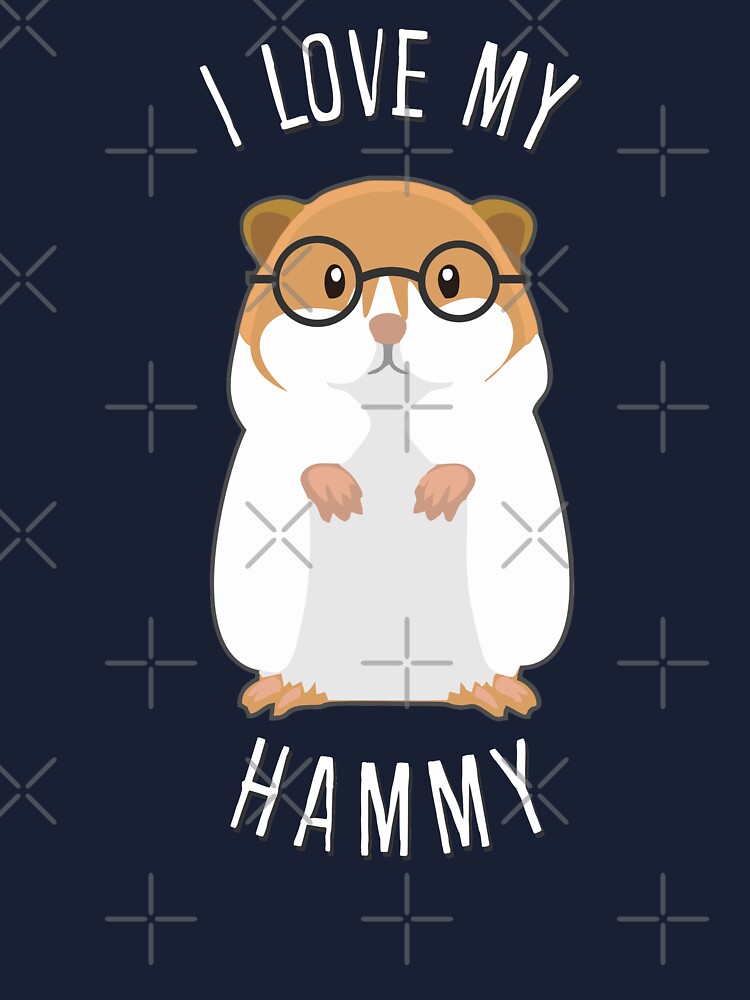 I Love My Hammy - Funny Hamster Pet Lover T-Shirt I Love My Hammy - Funny Hamster Pet Lover T-Shirt