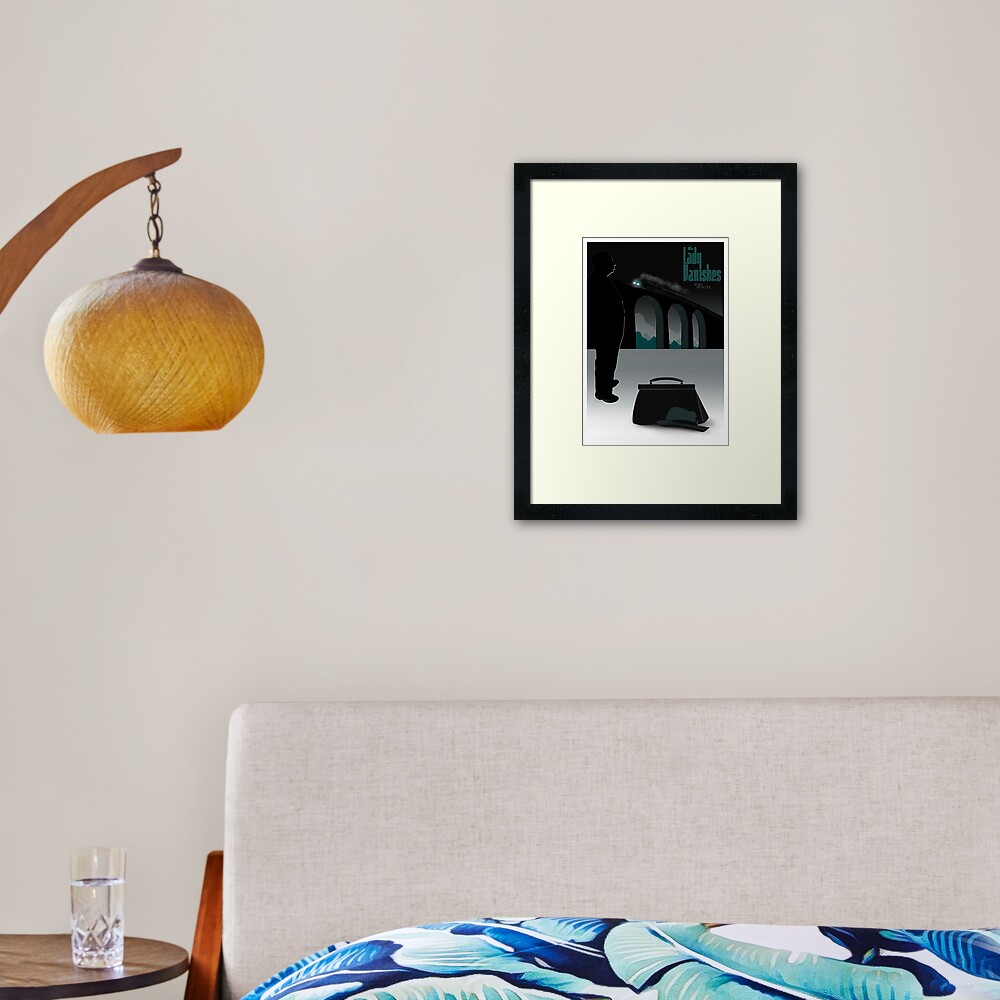 The Lady Vanishes Framed Art Print