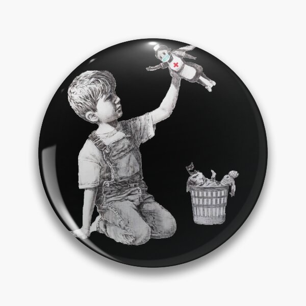 Item preview, Banksy tribute to nurses designed and sold by dualogy.