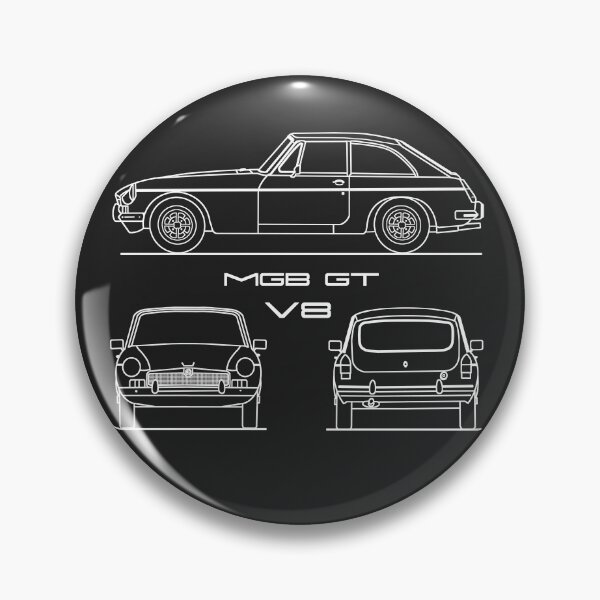 Item preview, The MGB GT V8 Blueprint Black designed and sold by rogue-design.