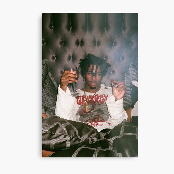 Self Titled Playboi Carti Design Metal Print