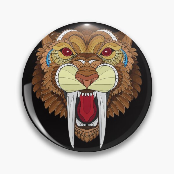 Item preview, Saber-toothed tiger Saber-toothed cat Smilodon designed and sold by Imutobi.