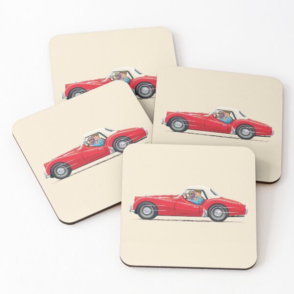 Item preview, Signal Red (white factory hard top)  TR3a designed and sold by Bigs66.
