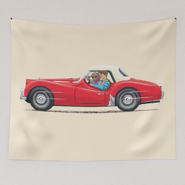 Item preview, Signal Red (white factory hard top)  TR3a designed and sold by Bigs66.