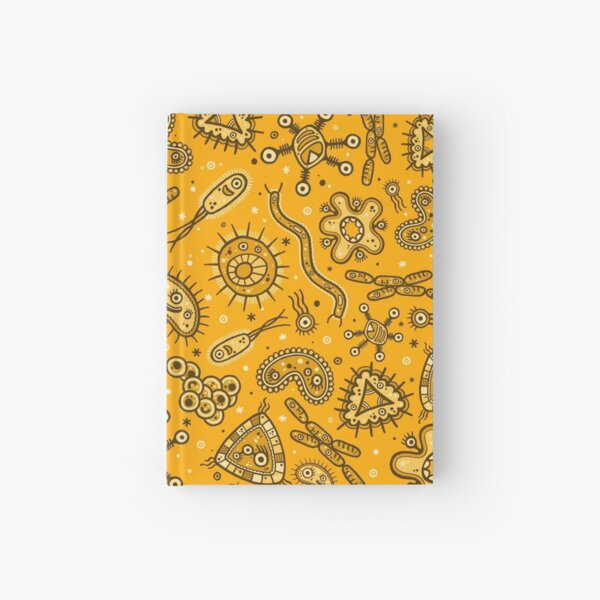 Vista previa del artículo con la obra «Microbios de dibujos animados - amarillo», diseñado y vendido por chayground.
