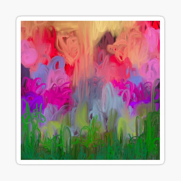 Sunrise Meadow Sticker