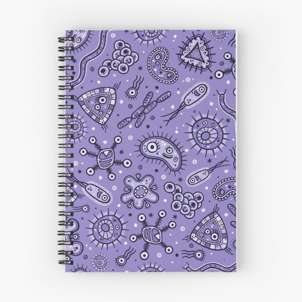 Item preview, Cartoon Microbes - Purple designed and sold by chayground.