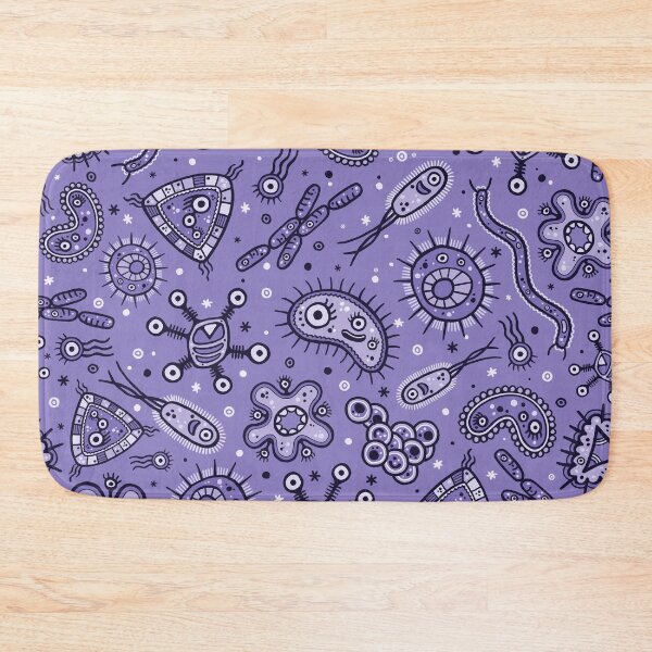 Item preview, Cartoon Microbes - Purple designed and sold by chayground.