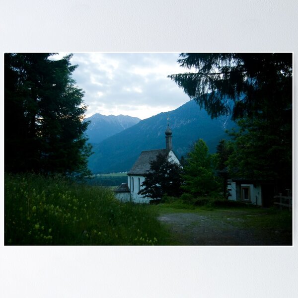 Item preview, Little chapel in the mountains  designed and sold by steppeland.