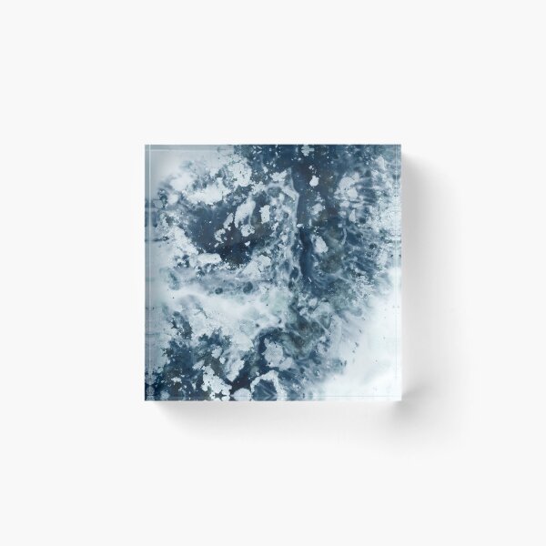 Item preview, Blue Acid Wash Abstract Pattern designed and sold by MclaughlinGifts.