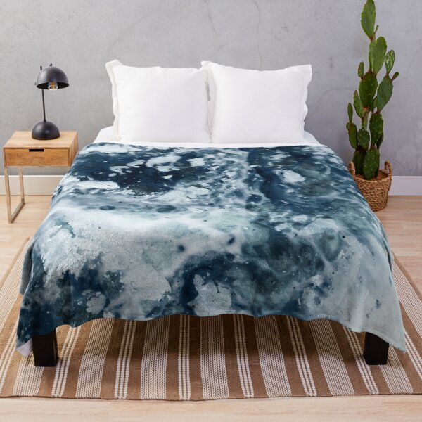 Item preview, Blue Acid Wash Abstract Pattern designed and sold by MclaughlinGifts.