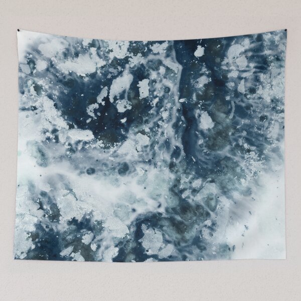 Item preview, Blue Acid Wash Abstract Pattern designed and sold by MclaughlinGifts.
