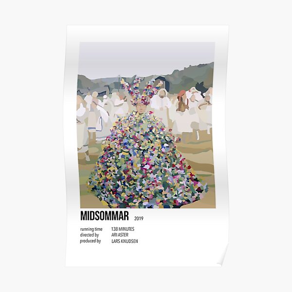 Cartel de estilo de ilustración de Midsommar Póster