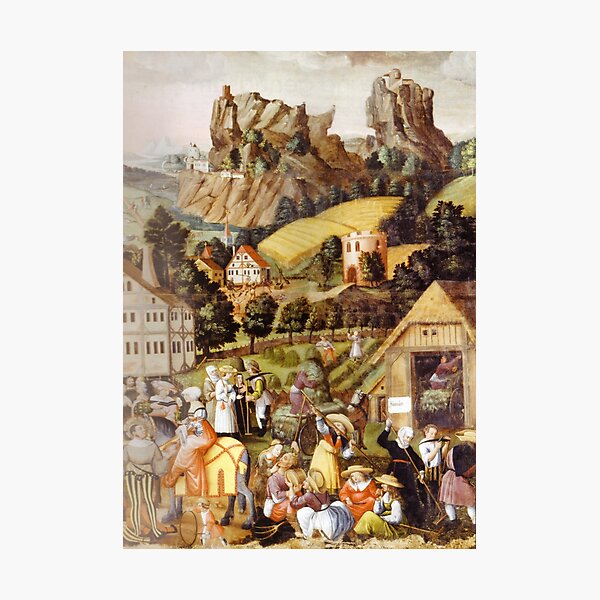 Item preview,  Medieval scene designed and sold by Vintage Designs +.
