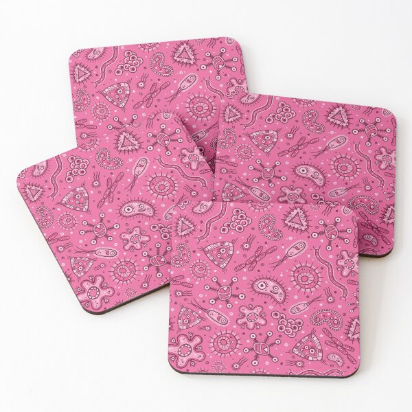 Item preview, Cartoon Microbes - Pink designed and sold by chayground.