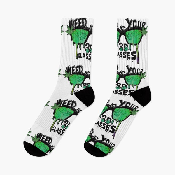 Item preview, Weed 3D Glasses designed and sold by Shop A Yuh Yaad.