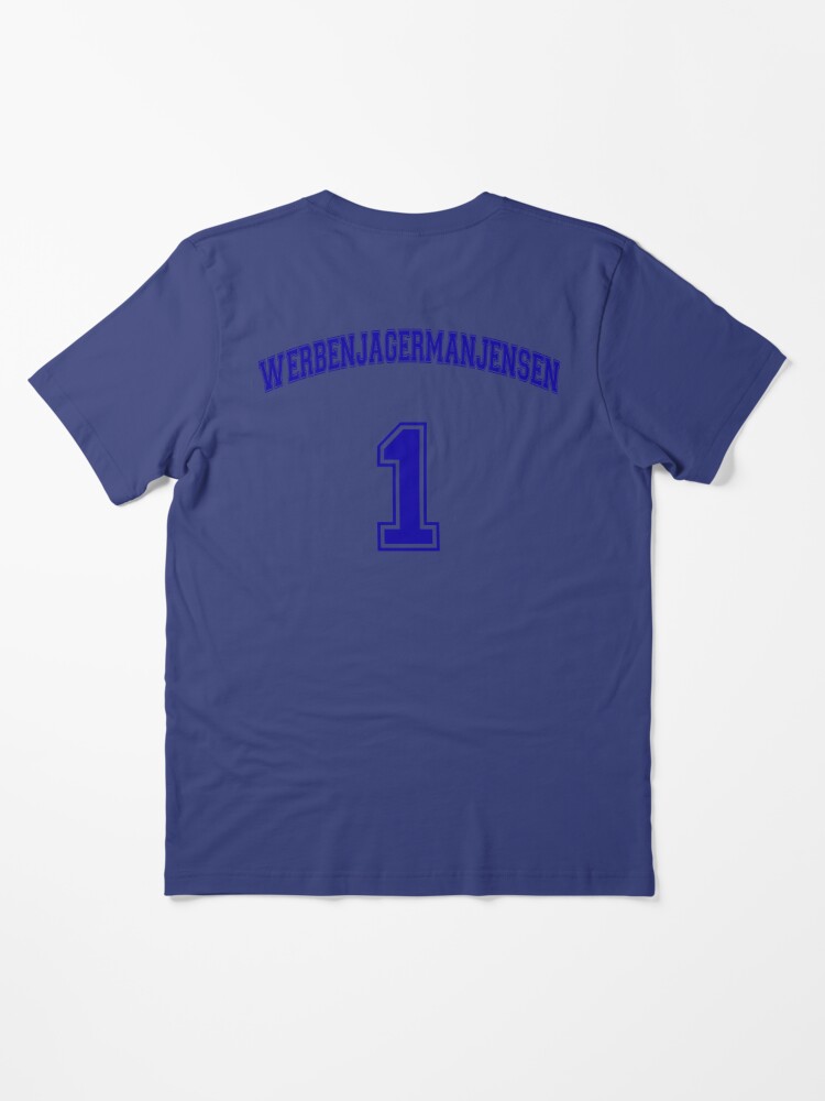 TEXT PRINT WASHED T-SHIRT - Blue / Lavender