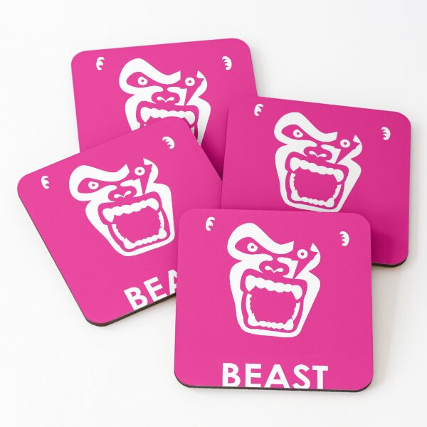 Item preview, Instinct - Magneta & White Gorilla Beast designed and sold by XOOXOO.