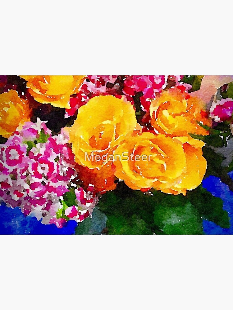 Watercolor Bouquet by MeganSteer
