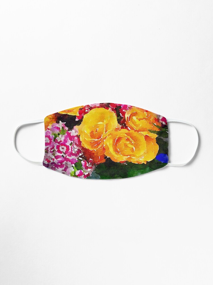 Alternate view of Watercolor Bouquet Mask