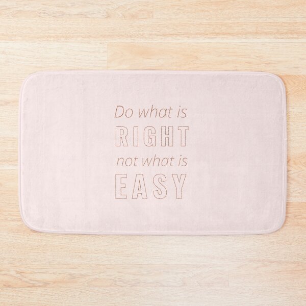 Item preview, Do What is Right Not What is Easy | Copper Gold Glitter designed and sold by SoNifty.