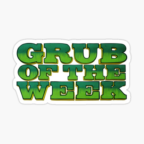 Vista previa del artículo con la obra «The Grub - Comida de la semana», diseñado y vendido por James Fosdike.