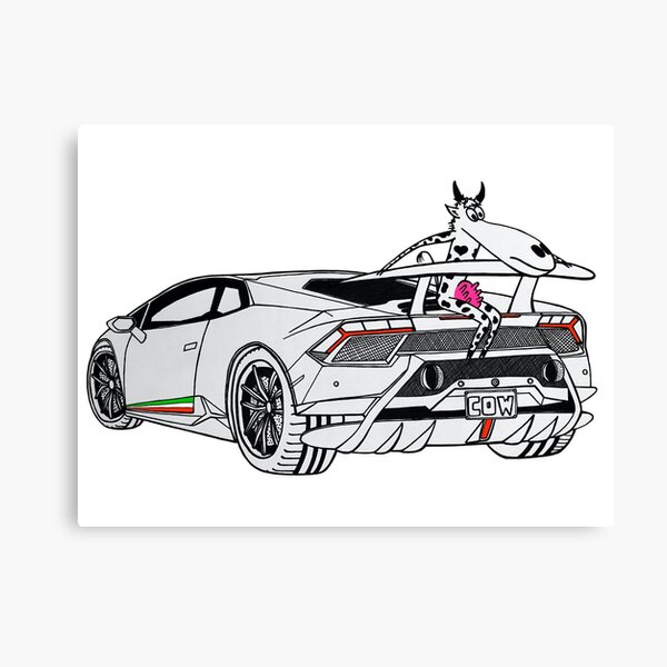 Impressions Sur Toile Sur Le Theme Lamborghini Redbubble