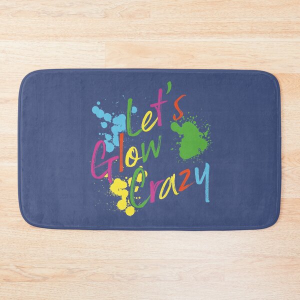 Item preview, Let's Glow Crazy Funny 80s colors paint splashes  designed and sold by alenaz.
